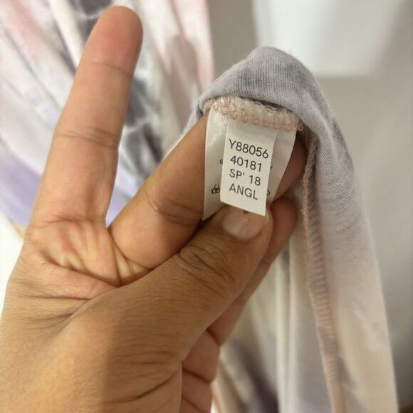 Venus Tie-Dye Maxi Dress Small Pink Orange Purple Tassel Boho Beachy Vibes - Picture 7 of 8